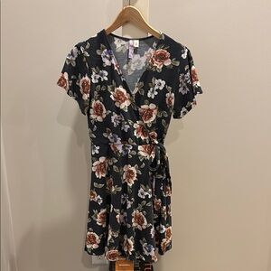 Alya Floral Wrap Dress